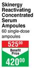 Bionike Skinergy Reactivating Concentrated Serum Ampoules-60 Single Dose Ampoules