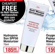 Nutri Women Dermaceutics Hydropore Sun SPF50 Moisturizer-75ml Each