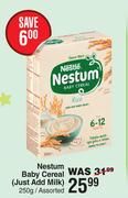 Nestle Nestum Baby Cereal (Just Add Milk) Assorted-250g