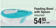 Baby Things Feeding Bowl With Spoon Assorted-Per Set