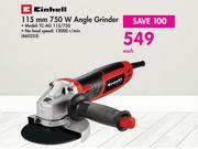 Einhell 115mm 750W Angle Grinder TC-AG 115/750-Each