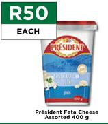 President Feta Cheese Assorted-400g Each