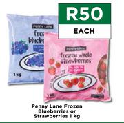 Penny Lane Frozen Blueberries Or Strawberries-1Kg Each