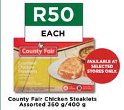 Country Fair Chicken Steaklets Assorted-360g/400g Each