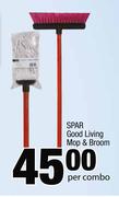 Spar Good Living Mop & Broom-Per Combo