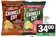 Willards Crinkle Cut Chips Assorted-For 2 x 120g