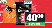 Doritos Corn Chips Assorted-For 2 x 145g