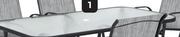 Terraceleisure Manor 6-Seater Rectangular Table-Each