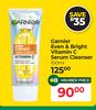 Garnier Even & Bright Vitamin C Serum Cleanser-100ml