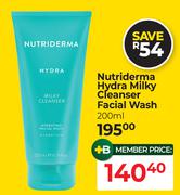Nutriderma Hydra Milky Cleanser Facial Wash-200ml