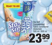 Sta Soft Concentrated Fabric Conditioner (Selected)-500ml/800ml Each