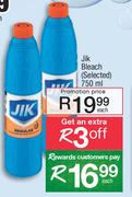 Jik Bleach (Selected)-750ml Each