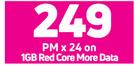 Vivo Y21 4G Smartphone-On 1GB Red Core More Data