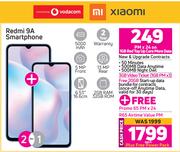 2 x Xiaomi Redmi 9A Smartphone-On 1GB Red Top Up Core More Data + On Promo 65