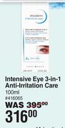 Bioderma Atoderm Intensive Eye 3 In 1 Anti Irritation Care-100ml