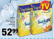 Sunlight 2 in 1 Hand Washing Powder(Selected)-3Kg Each
