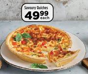 Savoury Quiches-Each