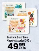 Fairview Dairy Free Cheese Assorted-200g Each