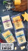 Food Lover's Cheddar, Gouda, Mozzarella Or White Cheddar-For 3 x 400g