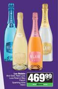 Luc Belaire Brut Gold,Rare Luxe,Luxe Rose Or Bleu French Sparkling Wine-750ml Each