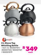 Tissolli 3L Stove Top Whistling Kettle-Each