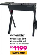 Megamaster Crossover 600 Charcoal Braai
