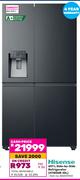 Hisense 601L Side By Side Refrigerator H780SB-IDL