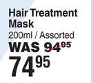 Dove Hair Treatment Mask Assorted-200ml