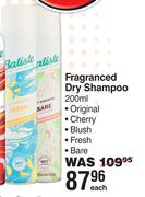 Batiste Fragranced Dry Shampoo-200ml Each