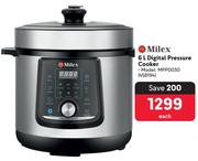 Milex 6L Digital Pressure Cooker MPP0030-Each