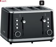 Eiger 4 Slice Helvetica Toaster EG-STS008-Each