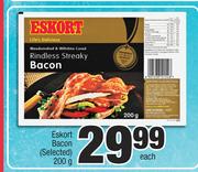 Eskort Bacon (Selected)-200g Each