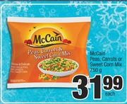 McCain Peas, Carrots Or Sweet Corn Mix-750g Each