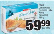 Spar Ocean Crisp Crumbed Hake Fillets (Selected)-480g Per Pack