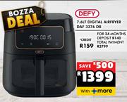 Defy 7.6Ltr Digital Air Fryer DAF 3376 DB