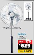 Orion 3 In 1 45cm Fan