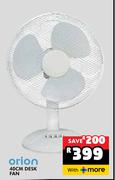 Orion 40cm Desk Fan