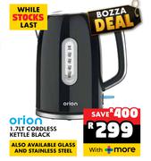 Orion 1.7Ltr Cordless Kettle (Black)