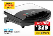 Orion Sandwich Maker OST0022