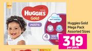 Huggies Gold Mega Pack Assorted Sizes-Per Pack