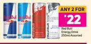 Red Bull Energy Drink Assorted-For Any 2 x 250ml