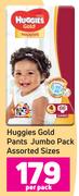 Huggies Gold Pants Jumbo Pack Assorted Sizes-Per Pack