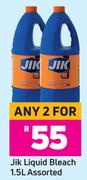 Jik Liquid Bleach Assorted-For Any 2 x 1.5L