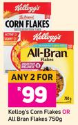 Kellogg's Corn Flakes Or All Bran Flakes-For Any 2 x 750g