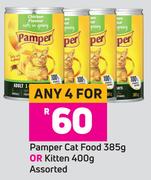 Pamper Cat Food 385g Or Kitten 400g Assorted-For Any 4