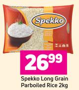 Spekko Long Grain Parboiled Rice-2Kg