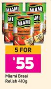 Miami Braai Relish-For 5 x 410g