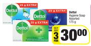 Dettol Hygiene Soap Assorted-For Any 3 x 175g