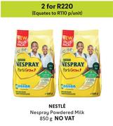 Nestle Nespray Powdered Milk-For 2 x 850g