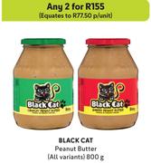 Black Cat Peanut Butter (All Variants)-For Any 2 x 800g